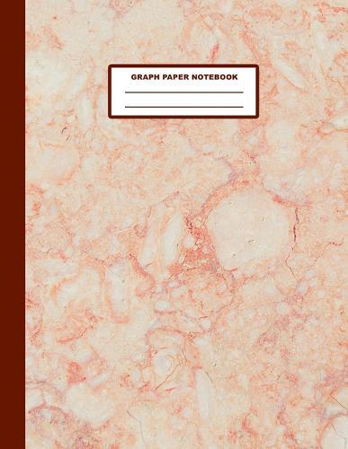 Graph Paper Notebook: Marble Cover Design - Quad Ruled - 120 Pages - 8.5  X 11  - Matte Finished Soft Cover