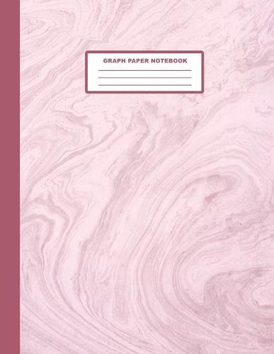 Graph Paper Notebook: Marble Cover Design - Quad Ruled - 120 Pages - 8.5  X 11  - Matte Finished Soft Cover