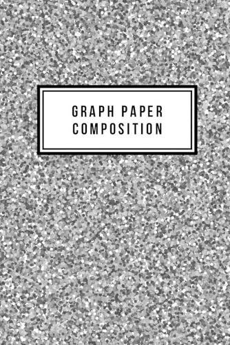 Graph Paper Composition: "Graph Paper 6"" x 9"" Glitter Quad Ruled 4x4, Grid Paper for school student, office, kids Notebooks"