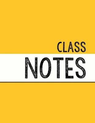 Yellow Class Notebook: 100 numbered pages, college-ruled, fillable table of contents for quick note retrieval, colors for each subject