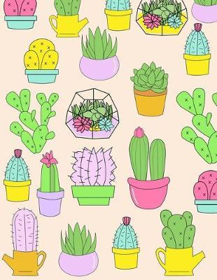 Succulent Cactus Flower Notebook Journal Diary