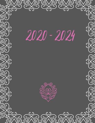 2020 - 2024: 5 jahres kalender 2020 * Wochenplaner * Taschenkalender * Terminkalender von Januar 2020 bis Dezember 2024