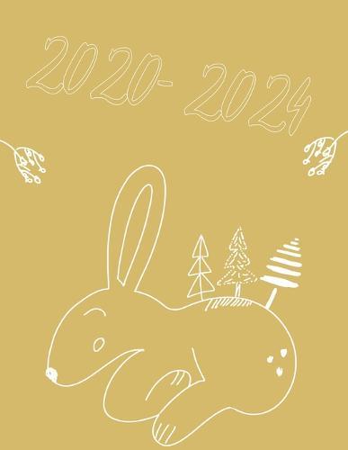 2020 - 2024: 5 jahres kalender 2020 * Wochenplaner * Taschenkalender * Terminkalender von Januar 2020 bis Dezember 2024