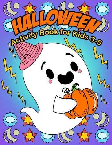 Halloween Activity Book for Kids 3-5: i spy halloween book for kids