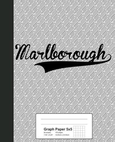 Graph Paper 5x5: MARLBOROUGH Notebook
