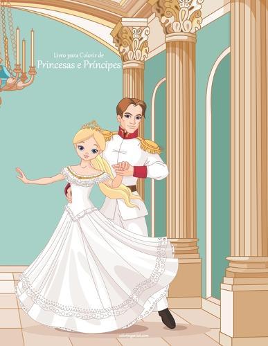 Livro para Colorir de Princesas e Príncipes