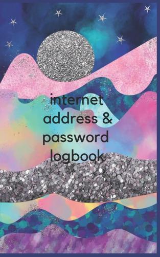 Internet Address & Password Logbook: Password Log Book: Password Book: Password Book Small Keep Track of: Usernames, Passwords, Web Addresses in one easy & Organized Location for all your passwords, Luxury Blue Internet Password Organizer.