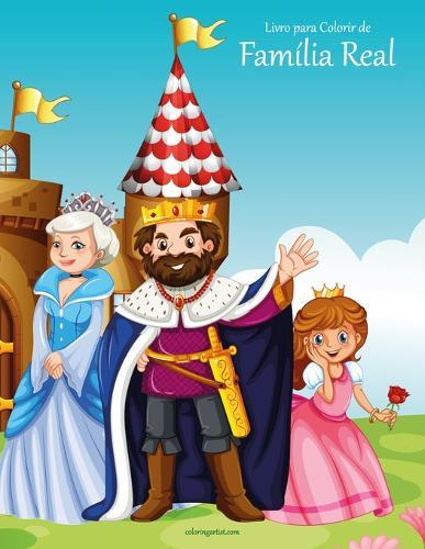 Livro para Colorir de Família Real
