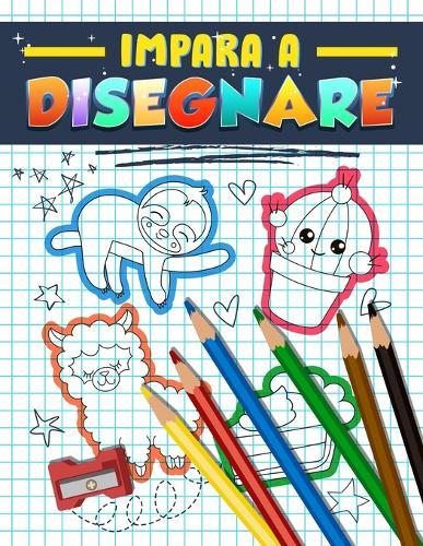 Impara a disegnare: Un libro delle attivita e guida con 222 progetti passo a passo per bambini, ragazzi e adulti