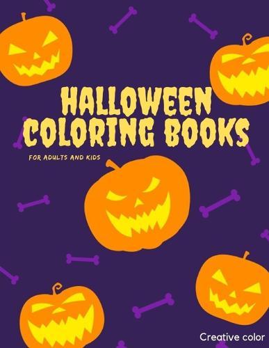 Halloween Coloring Book for Adults and Kids: Horror Pages for Special Season with Ghost Zombies Skull Ghost Doll Mummy Children Preschool teen