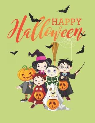 Happy Halloween Gift Notebook Journal: Cute Halloween Sketchbook To Gift Someone Special With Large Pages For Drawing Doodling Sketching And Making Memories With Beautiful Cover