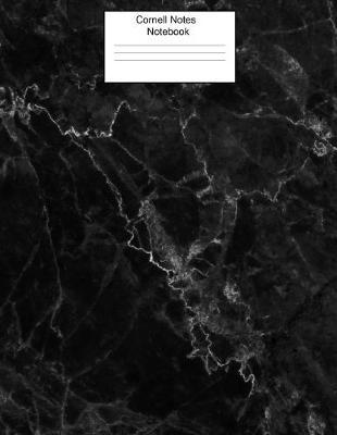 Cornell Notes Notebook: Black Marble Cornell Notebook for Work, Class, Notes, or Home Use-8.5x11-120 Pages-Efficient Way to Use Cornell Method Note Taking System