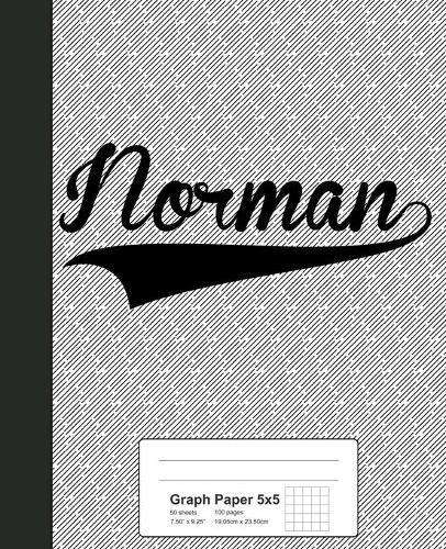 Graph Paper 5x5: NORMAN Notebook