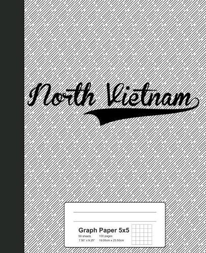 Graph Paper 5x5: NORTH VIETNAM Notebook