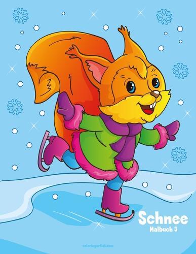 Schnee Malbuch 3