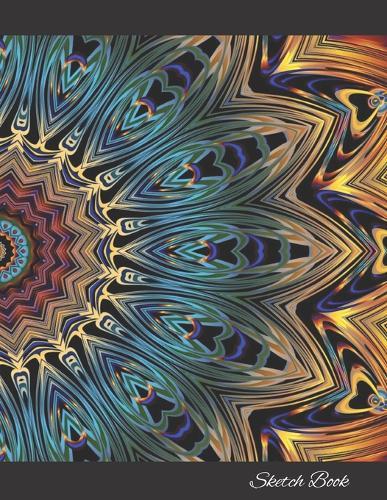 Sketch Book: Kaleidoscope Cover Artist's Sketchbook, 120 Large 8.5  x 11  Pages for Sketching, Drawing, Doodling and Creating your Ideas. Notebook and Sketch Pad to Draw and Create