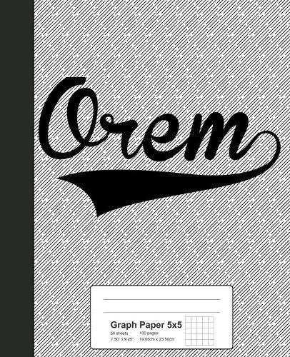 Graph Paper 5x5: OREM Notebook