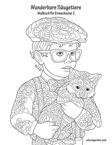 Wunderbare Säugetiere Malbuch für Erwachsene 2