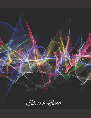 Sketch Book: Dramatic, Colorful Cover Artist's Sketchbook, 120 Large 8.5  x 11  Bordered Pages for Sketching, Drawing, Doodling and Creating your Ideas. Notebook and Sketch Pad to Draw and Create