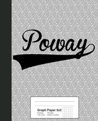 Graph Paper 5x5: POWAY Notebook