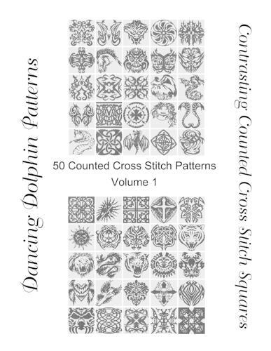 Contrasting Counted Cross Stitch Squares: 50 Counted Cross Stitch Patterns