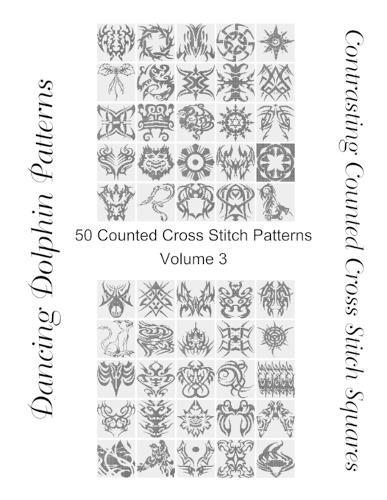 Contrasting Counted Cross Stitch Squares: 50 Counted Cross Stitch Patterns