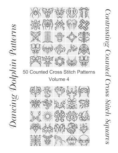 Contrasting Counted Cross Stitch Squares: 50 Counted Cross Stitch Patterns