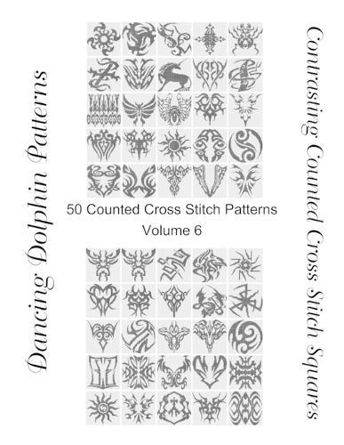 Contrasting Counted Cross Stitch Squares: 50 Counted Cross Stitch Patterns