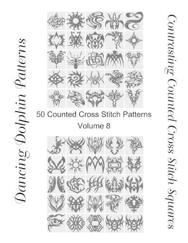 Contrasting Counted Cross Stitch Squares: 50 Counted Cross Stitch Patterns