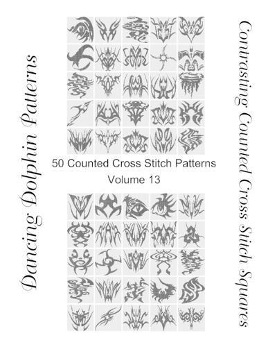 Contrasting Counted Cross Stitch Squares: 50 Counted Cross Stitch Patterns
