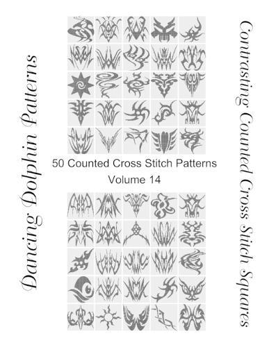 Contrasting Counted Cross Stitch Squares: 50 Counted Cross Stitch Patterns