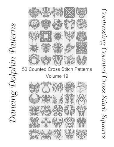 Contrasting Counted Cross Stitch Squares: 50 Counted Cross Stitch Patterns