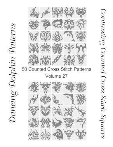 Contrasting Counted Cross Stitch Squares: 50 Counted Cross Stitch Patterns