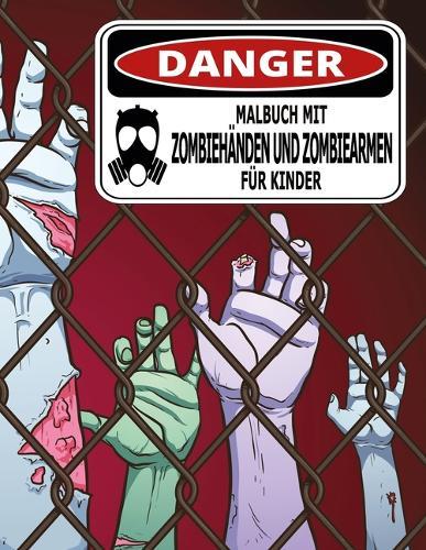 Malbuch mit Zombiehänden und Zombiearmen für Kinder