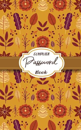 Computer Password Book: 5x8 Internet Password Keeper Logbook with Tabs
