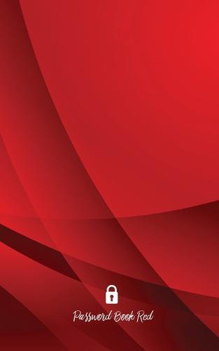 Password Book Red: Alphabetically organized Internet Account Organizer