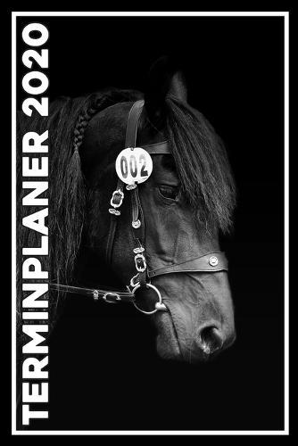 Terminplaner 2020: Jahresplaner von September 2019 bis Dezember 2020 mit Pferd - Planer mit 174 Seiten in weiss im Format A5 mit glanzendem Soft Cover.