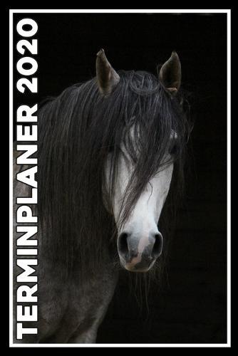 Terminplaner 2020: Jahresplaner von September 2019 bis Dezember 2020 mit Pferd - Planer mit 174 Seiten in weiss im Format A5 mit glanzendem Soft Cover.