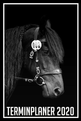 Terminplaner 2020: Jahresplaner von September 2019 bis Dezember 2020 mit Pferd - Planer mit 174 Seiten in weiss im Format A5 mit glanzendem Soft Cover.