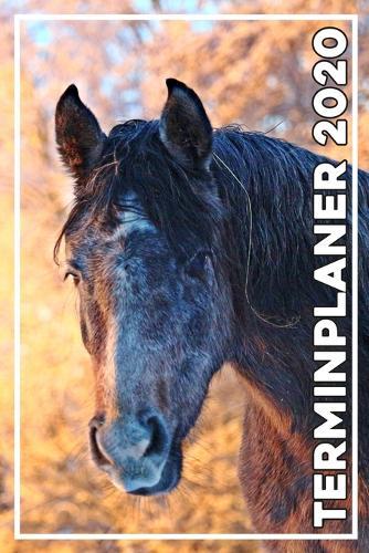 Terminplaner 2020: Jahresplaner von September 2019 bis Dezember 2020 mit Pferd - Planer mit 174 Seiten in weiss im Format A5 mit glanzendem Soft Cover.