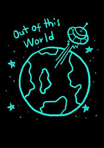 Out of This World: Space Sketchbook for Kids Teens Boys Girls