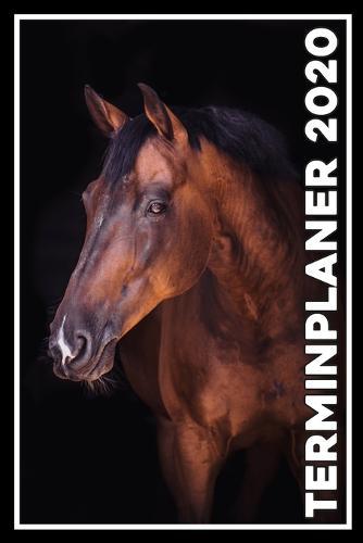 Terminplaner 2020: Jahresplaner von September 2019 bis Dezember 2020 mit Pferd - Planer mit 174 Seiten in weiss im Format A5 mit glanzendem Soft Cover.