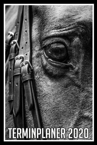Terminplaner 2020: Jahresplaner von September 2019 bis Dezember 2020 mit Pferd - Planer mit 174 Seiten in weiss im Format A5 mit glanzendem Soft Cover.
