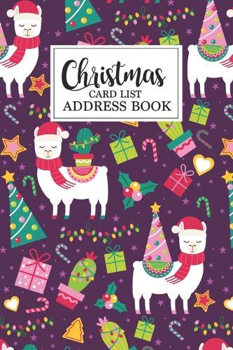 Christmas card list address book: Receive Sending Personal Logbook ten year list This handy tracker will keep more organized Santa's Card Address Book List