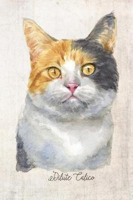 Dilute Calico Cat Portrait Notebook: Blank Lined Journal for Cat Lovers, Cat Mom, Cat Dad and Pet Owners - 6x9 with College Ruled Pages