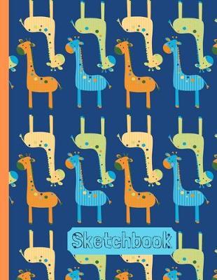 Sketchbook For Kids: Cute Giraffe Patterned Sketchbook with 120 Pages of 8.5 x11  Blank Paper for Drawing, Doodling or Sketching - Classroom Edition Drawing Pad