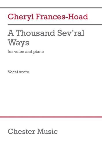 A Thousand Sev'ral Ways: For Soprano and Piano