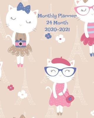 Monthly Planner, 24 Month, 2020-2021: Scheduler and Organizer