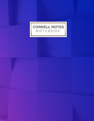 Cornell Notes Notebook: Abstract design Cornell Note Paper Notebook. Nifty Large College Ruled Medium Lined Journal Note Taking System for School and University