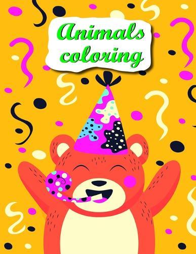 Animals coloring: coloring pages with funny images to Relief Stress for kids and adults